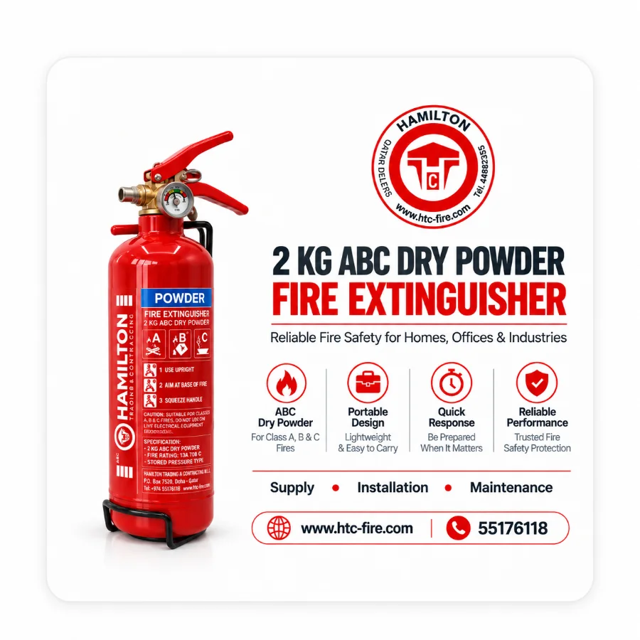 2 KG ABC DRY POWDER FIRE EXTINGUISHER