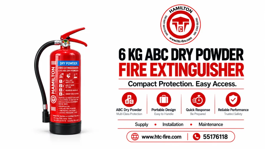 6KG ABC Dry Powder Fire Extinguisher