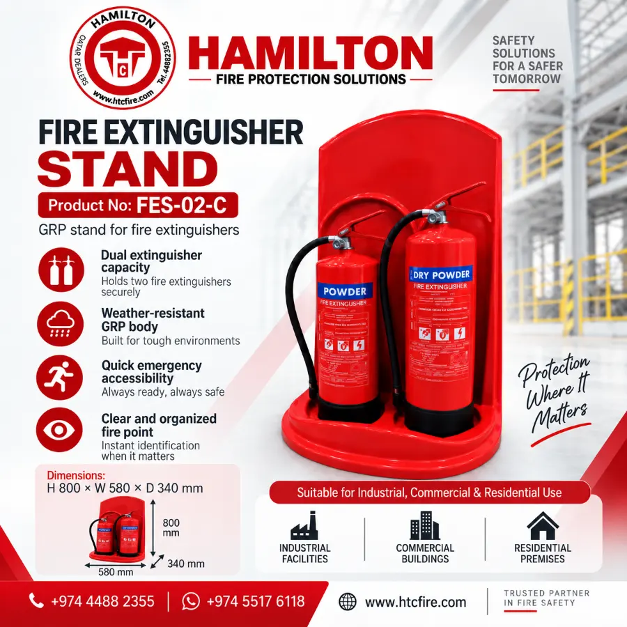 GRP-FIRE EXTINGUIHSER STAND - FES-02-C
