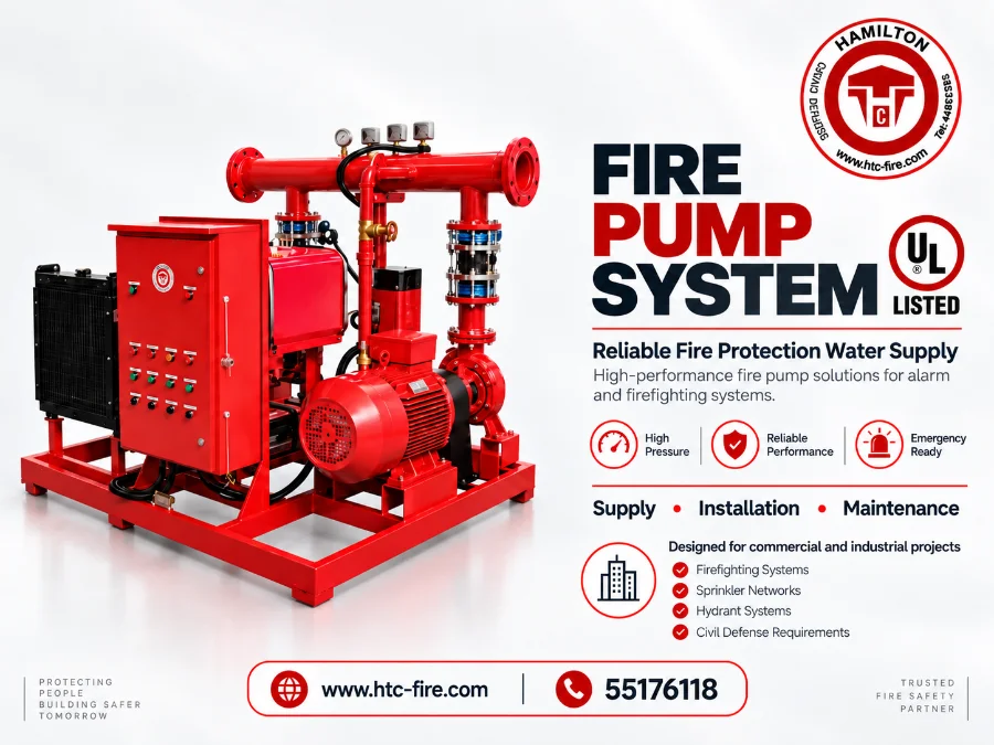FIRE PUMP - 250 GPM@ 8 BAR  UL LITED