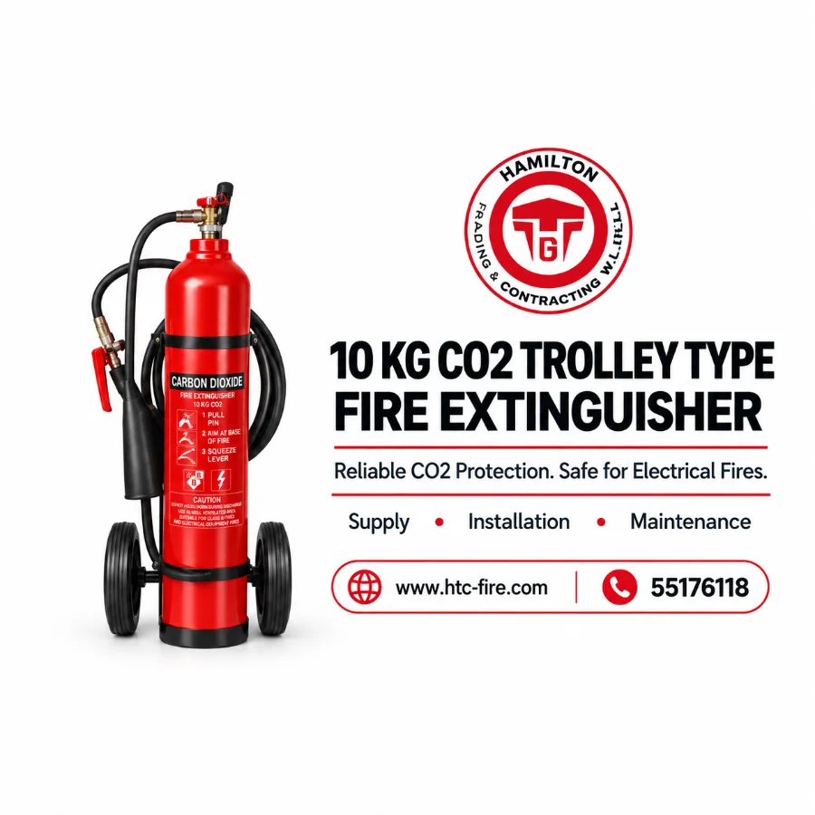 10 KG CO2 TROLLEY TYPE FIRE EXTINGUISHER