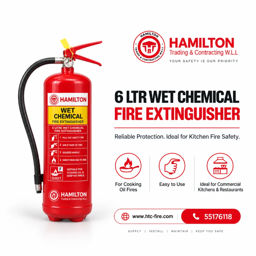 6LTR WET CHEMICAL FIRE EXTINGUISHER