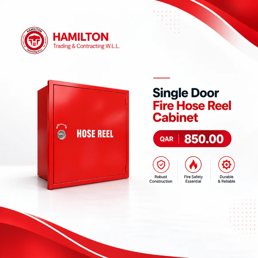 single door fire hose reel cabinet